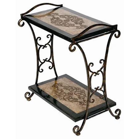 2 Tiered Chairside Table